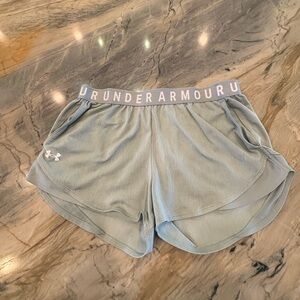 Under Armour Women's Light Green Athletic Shorts